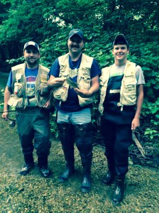 Craig Coder with Lance and Chip Hill on the Breeches